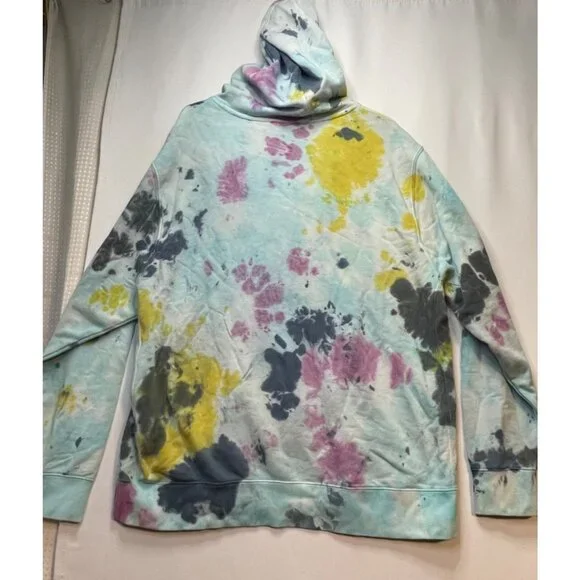 Nike hoodie sweater womens 2x tye dye blue - Picture 3 of 10